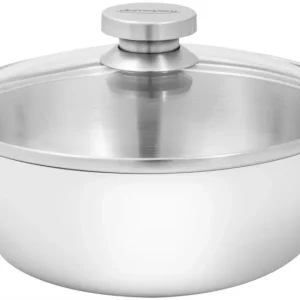 Demeyere Apollo 7 Conische sudderpot 24 cm met glasdeksel, 3,3 liter