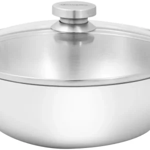 Demeyere Apollo 7 Conische sudderpot 28 cm met glasdeksel, 4,8 liter