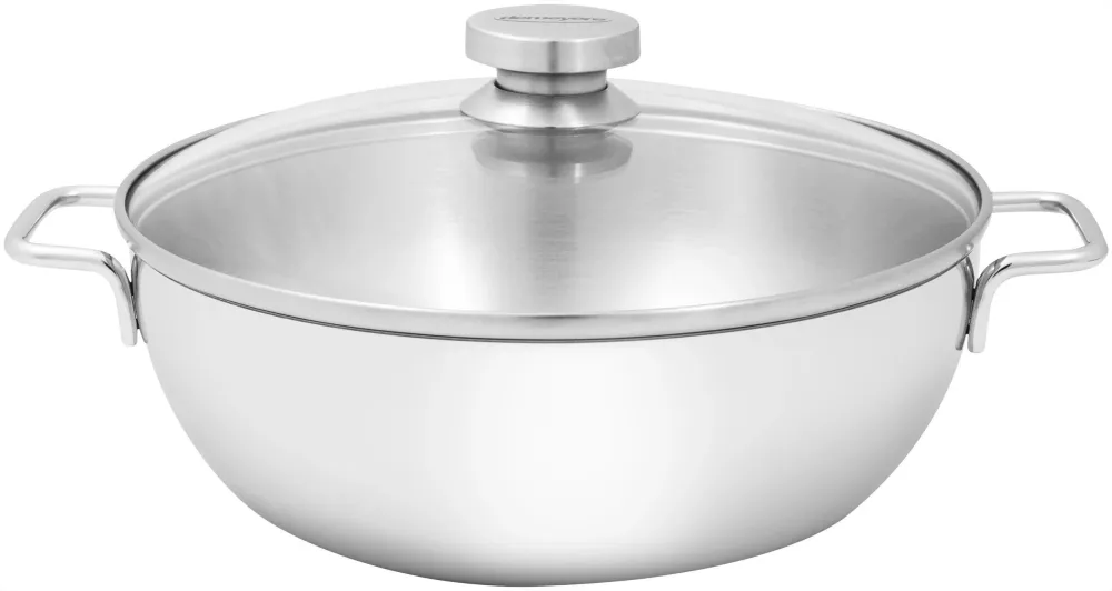 Demeyere Apollo 7 Conische sudderpot 28 cm met glasdeksel, 4,8 liter
