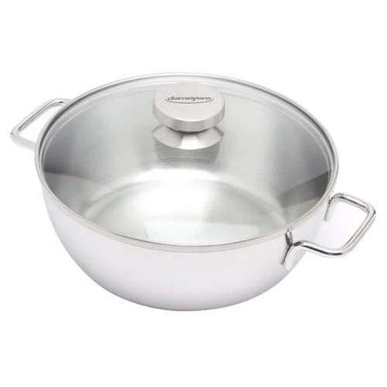 Demeyere Apollo 7 Conische sudderpot 28 cm met glasdeksel, 4,8 liter