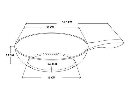 Demeyere Apollo 7 Wok 32 cm