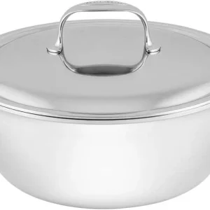 Demeyere Atlantis 7 Conische sudderpot 24 cm met dubbelwandig deksel, 3,25 liter