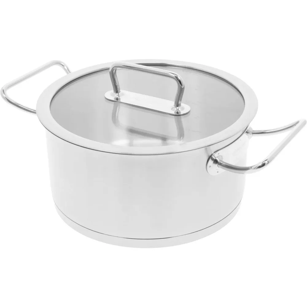 Demeyere Diverto 3 Kookpot 16 cm met glasdeksel, 1,5 liter