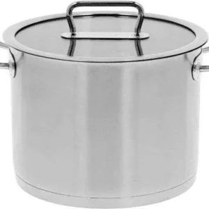 Demeyere Diverto 3 Soeppot 24 cm met glasdeksel, 7 liter