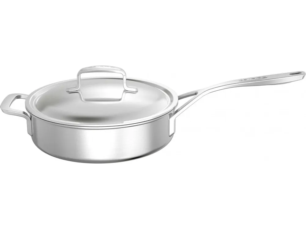 Demeyere Intense 5 Lage sauteuse 24 cm met dubbelwandig deksel