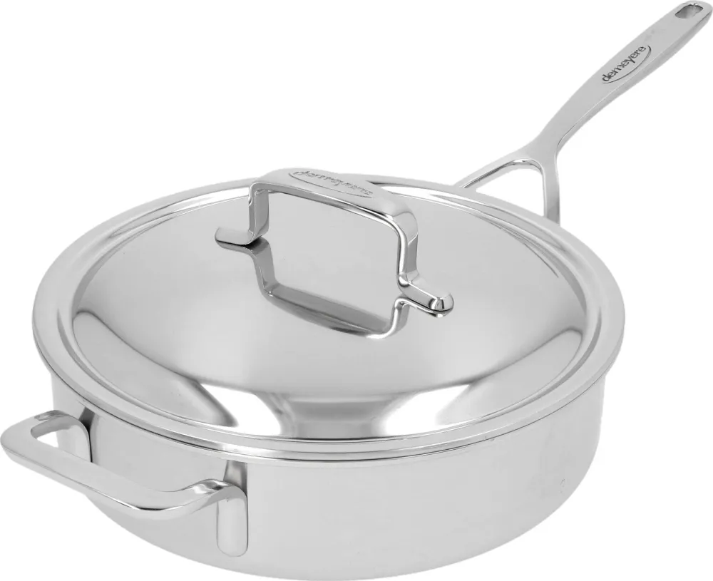 Demeyere Intense 5 Lage sauteuse 24 cm met dubbelwandig deksel