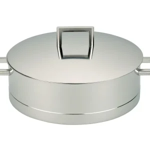 Demeyere John Pawson 7 Lage kookpot 28 cm met dubbelwandig deksel, 4,8 lliter