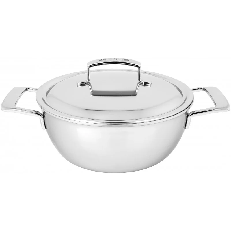 Demeyere Silver 7 Conische sudderpot 24 cm met dubbelwandig deksel, 3,3 liter