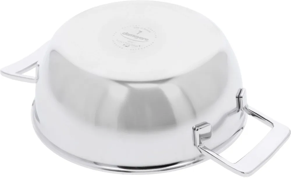 Demeyere Silver 7 Conische sudderpot 24 cm met dubbelwandig deksel, 3,3 liter