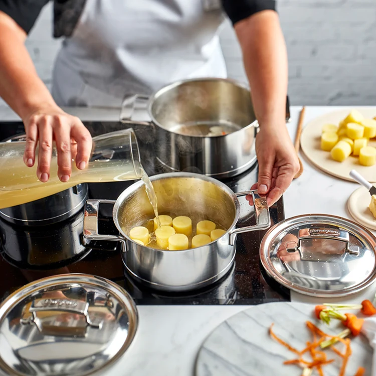 Demeyere Silver 7 kookpot met deksel