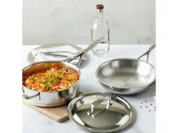 Demeyere Silver 7 Lage sauteuse 24 cm met dubbelwandig deksel