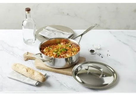 Demeyere Silver 7 Lage sauteuse 24 cm met dubbelwandig deksel