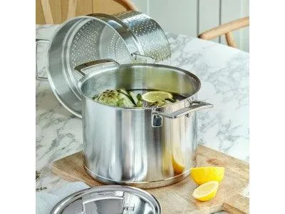 Demeyere Silver 7 Soeppot 20 cm met dubbelwandig deksel, 5 liter