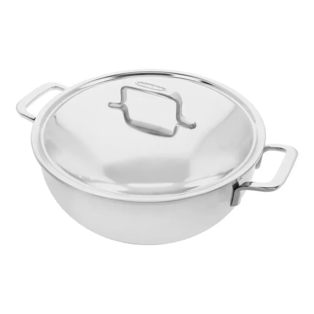 Intense 5 Conische Braadpan met Deksel 28 cm Demeyere