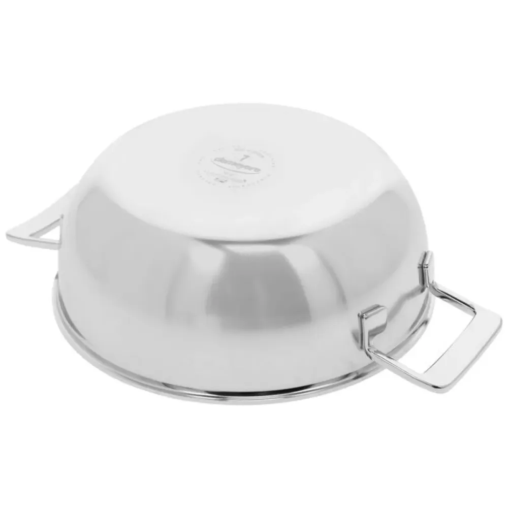 Silver 7 Conische Braadpan met Deksel 28 cm Demeyere