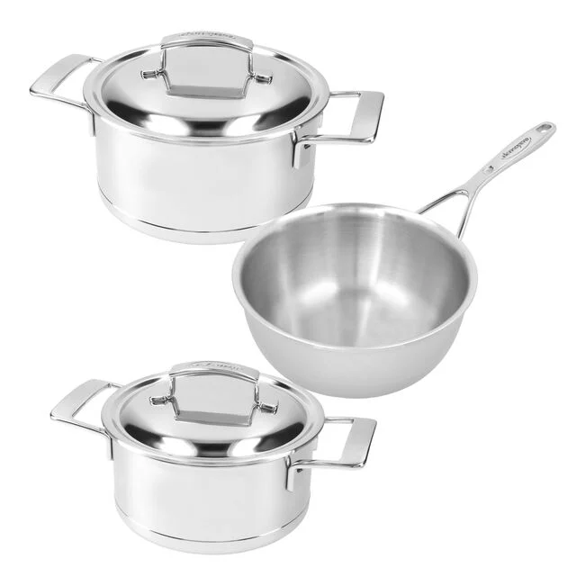 Silver Pannenset 3-delig Demeyere