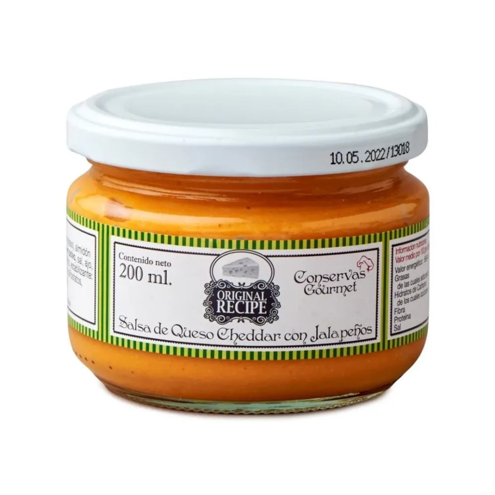 Don Ignacio Original Recipe Cheddar Sauce Mit Jalapeño, kaassaus en jalapeño peper van 200ml