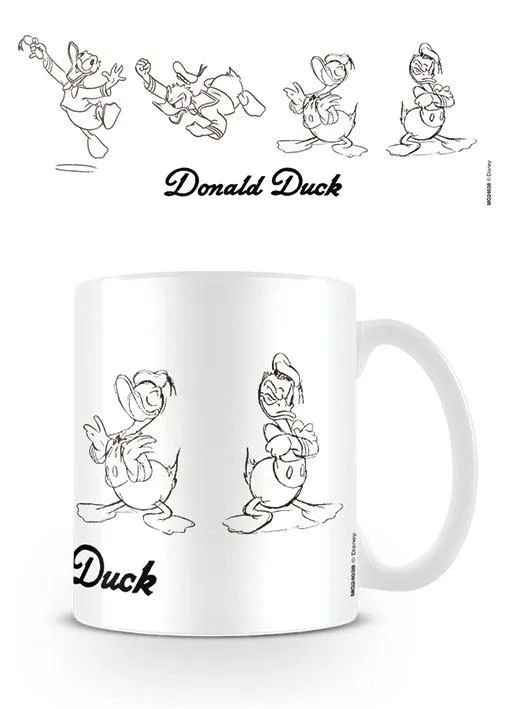 Donald Duck schets mok