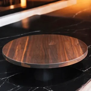 Drehteller Hout - Notenhout