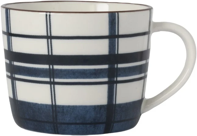 Dutch Floral Blue Time Set 4 Mugs Check