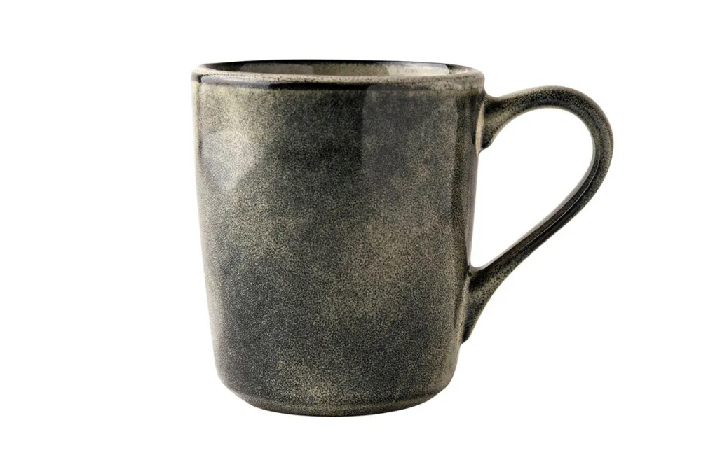 Dutch Rose Organic Set 4 Mugs Groen 0,39l Groen Aardewerk