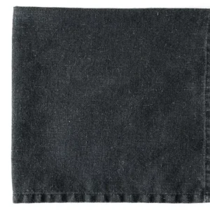 Dutch Rose Organic Set 4 Servetten Grijs 45x45cm Grijs Textiel