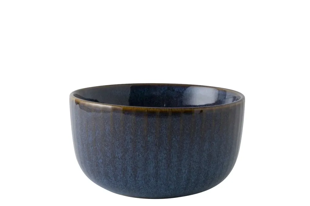 Dutch Rose Sapphire Set 4 Bowls 11cm Blauw Blauw Aardewerk