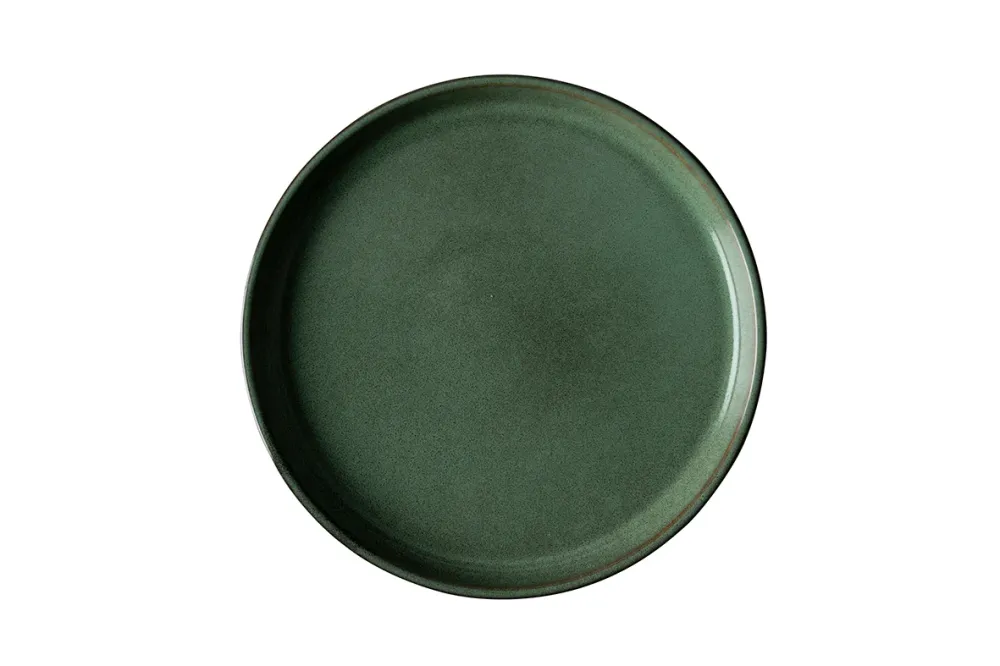Dutch Rose Serenity Set 4 Platte borden 18,5 cm Groen Groen Aardewerk