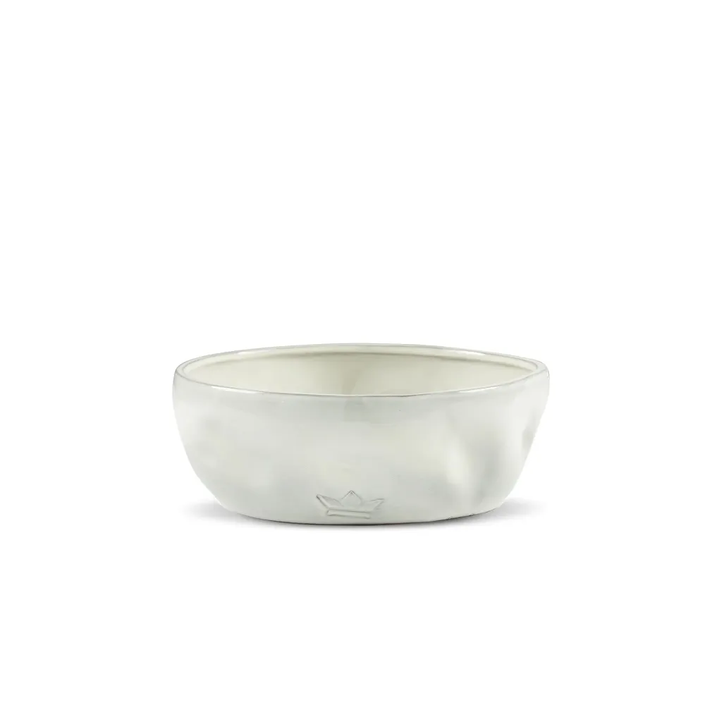 Dutchdeluxes - Handgemaakt - Luxe - Keramiek - Ontbijtkommen - Soepkommen - Set van 2 - 800 ml - Wit