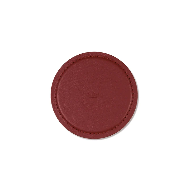 Dutchdeluxes - Luxe - Onderzettes - Waterafstond - Leer - 4 stuks - Pearly rose