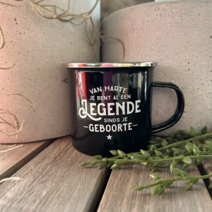 Emaille Mok Legende