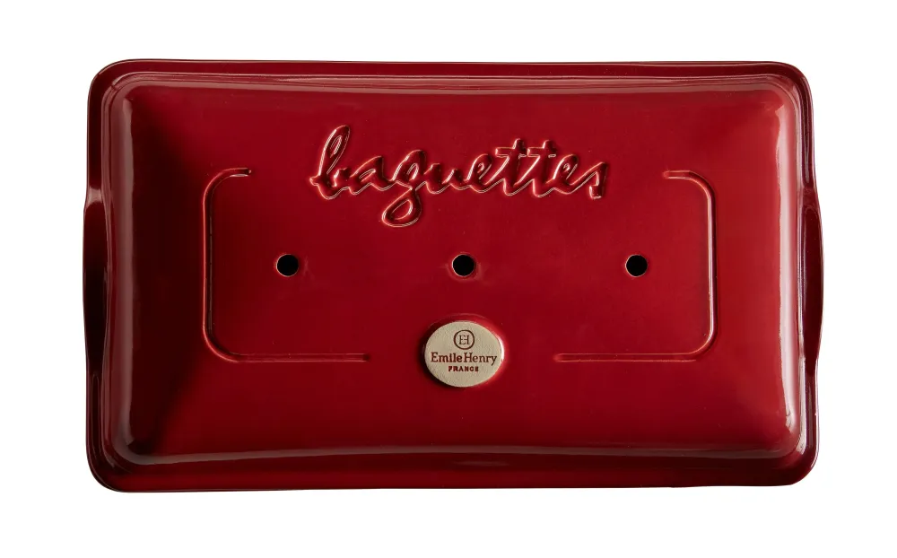 Emile Henry Broodbakvorm voor 3 baguettes Grand Cru - 36.5 x 23 x 10 cm