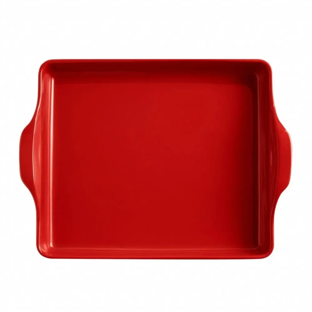 Emile Henry Broodbakvorm voor Focaccia - Grand Cru - 40 x 31 x 7 cm / 3.5 liter