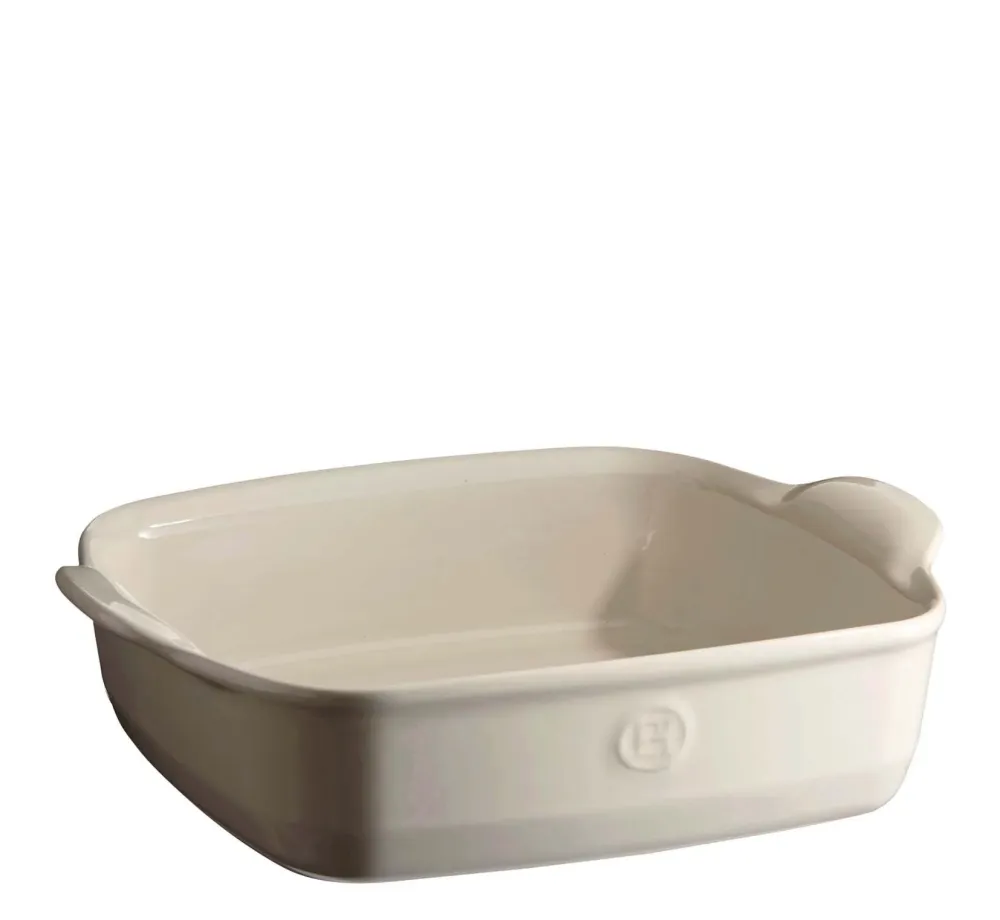 Emile Henry Bak-en braadslede Ultime Argile Square 28x24cm - 1.80l