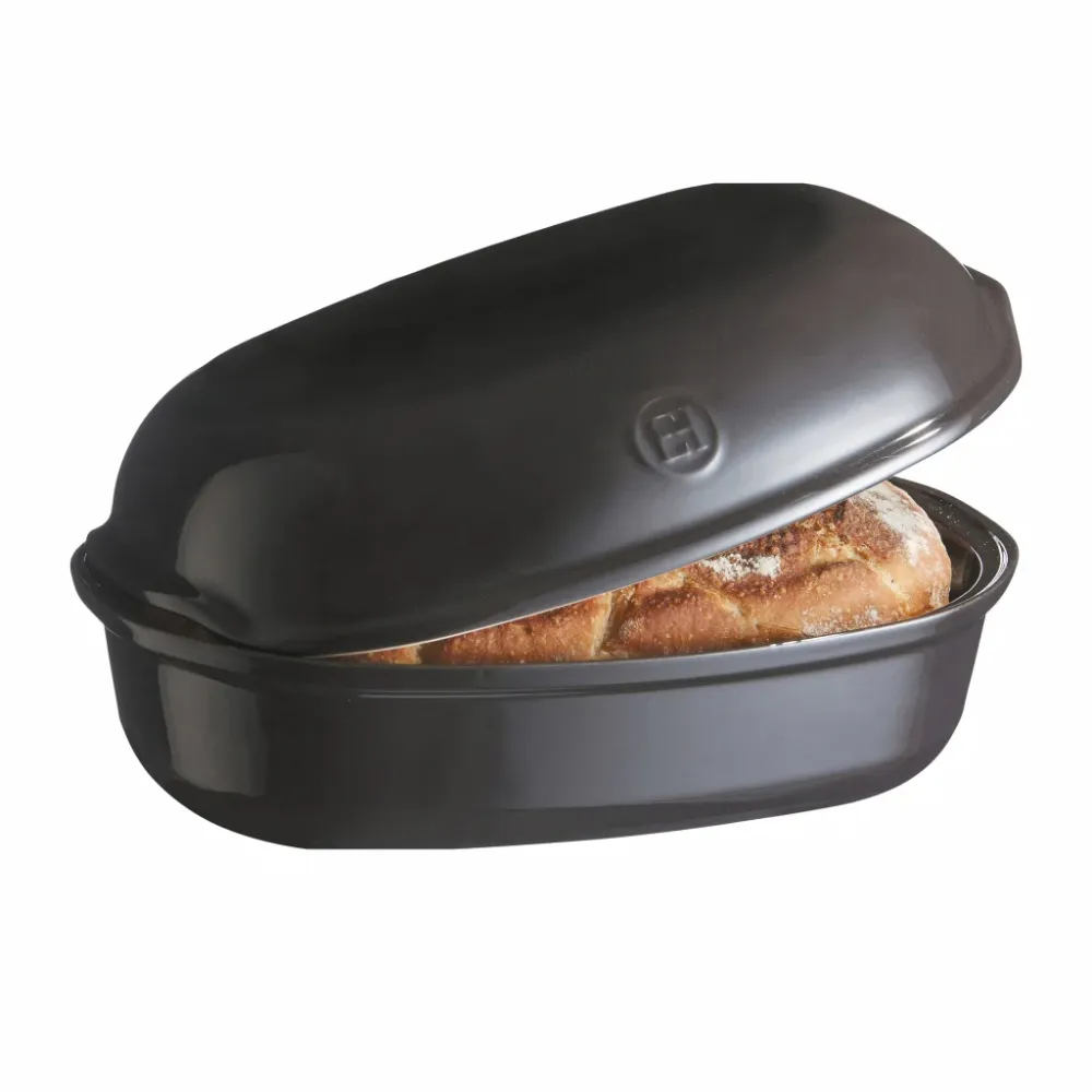 Emile Henry Broodbakvorm ambachtelijk E-box - 340x215x150mm - Fusain