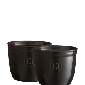 Emile Henry Ramekin Fusain Ø8.5cm 2st.
