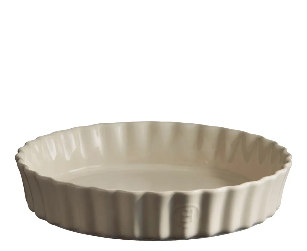 Emile Henry Taartvorm gekarteld hoog Argile Ø24cm - 1.15l