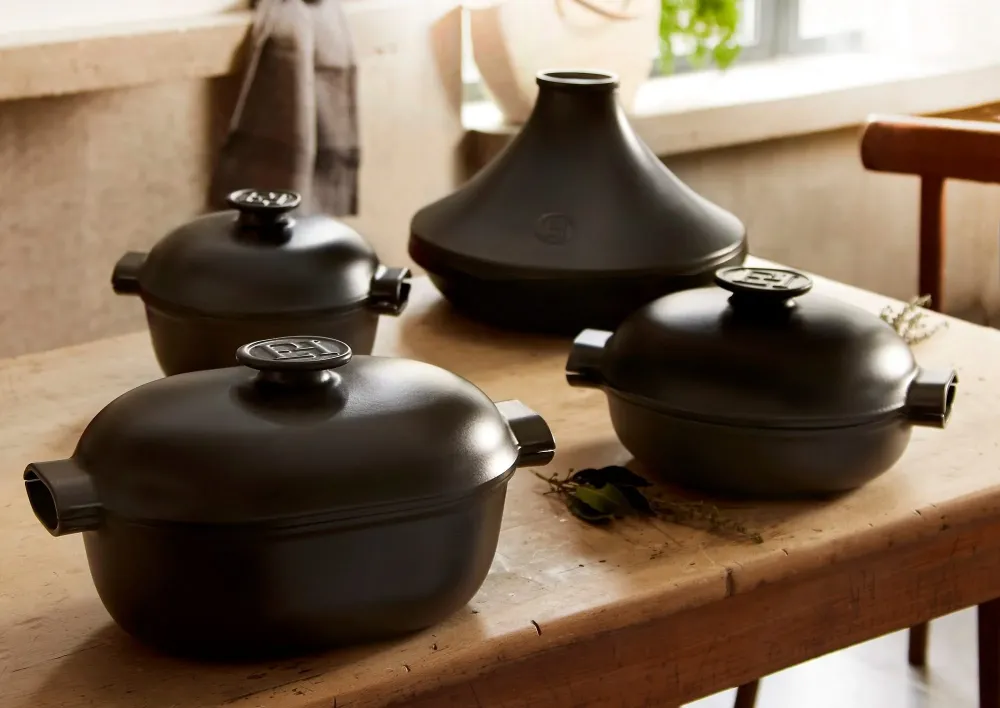 Emile Henry Tajine Delight - Zwart - ø 33.5 cm / 4 liter