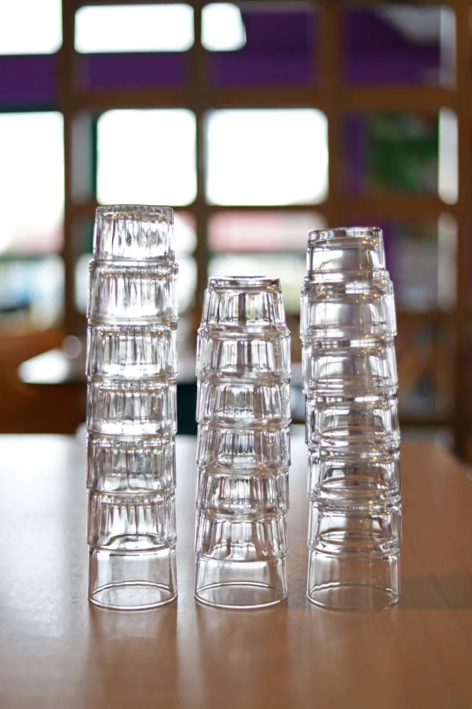Empilable - Glas Transparant 16 cl (set van 4)