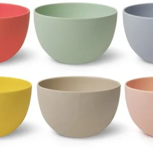 Engel Bamboe Kommetjes Maat S Diverse Kleuren Koraal