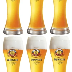 Erdinger Bierglazen Weizen - 500 ml - 6 stuks