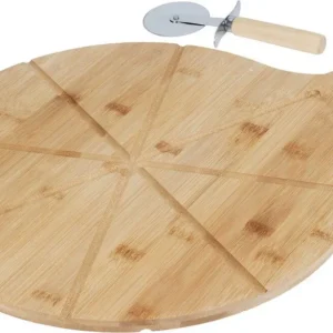 Excellent Houseware Pizza Snijplank Met Snijder