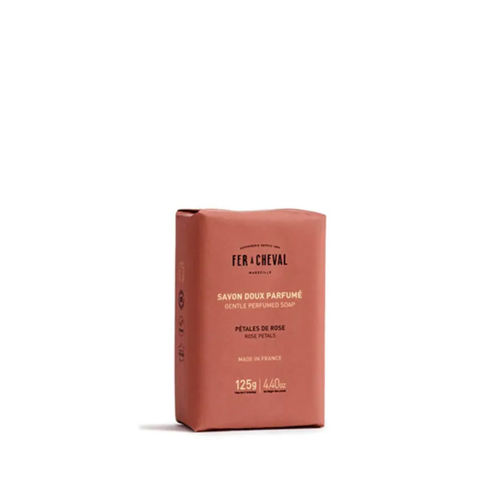 Fer à Cheval Zeep Bar Pétales de Rose 125 g