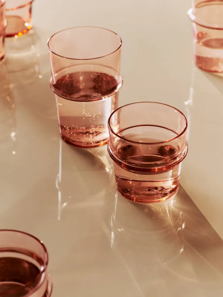 Boya Low Glasses - Set 2 - Blush Ferm Living - COM