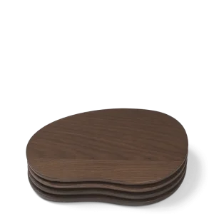 Cairn Butter Boards - Set 4 - Dark Brown Ferm Living - COM