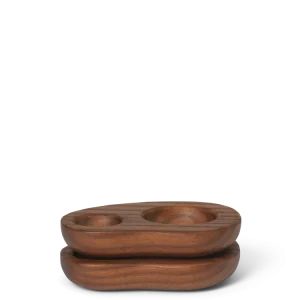 Cairn Egg Holder - Set 2 - Dark Brown Ferm Living - COM