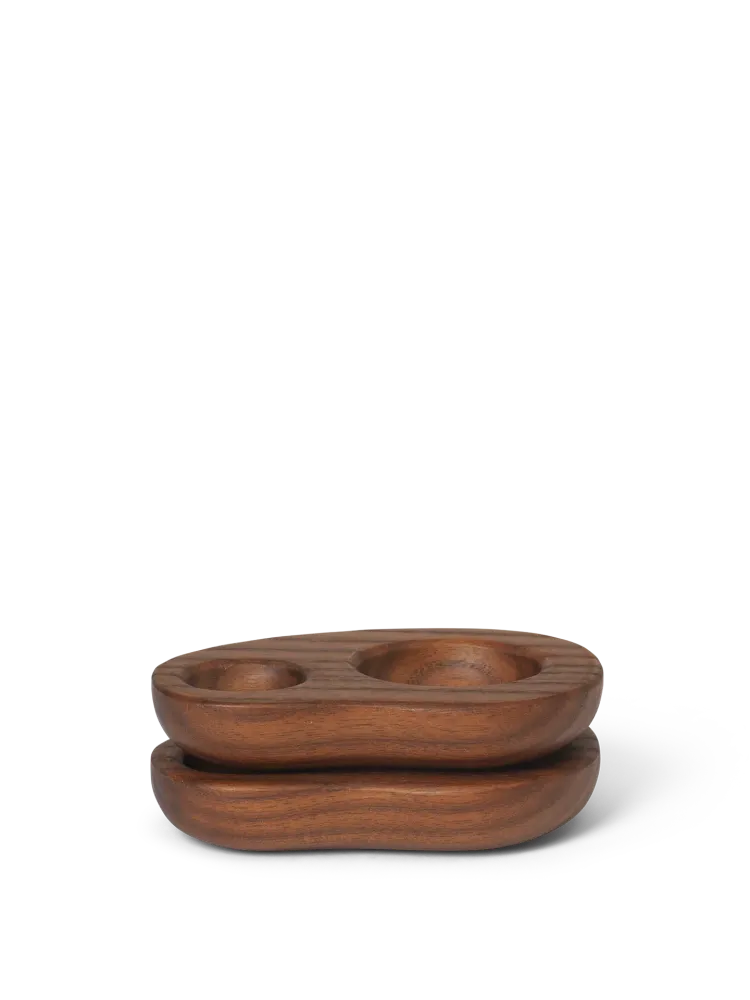 Cairn Egg Holder - Set 2 - Dark Brown Ferm Living - COM