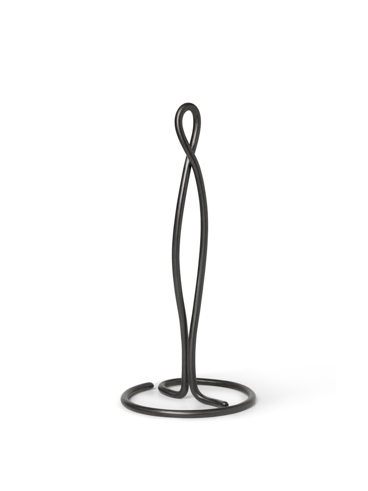 Curvature Paper Towel Holder - Black Brass Ferm Living - COM