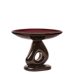 Damo Glass Centrepiece - Large - Dark Grape Ferm Living - COM