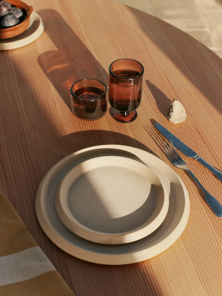 Erena Dinner Plate - Ø29 - Cream Ferm Living - COM